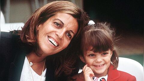Christina Onassis mit ihrer Tochter Athina.