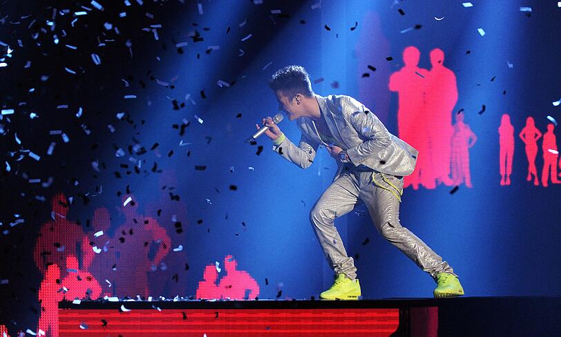 Deutschland sucht den Superstar - und findet den Schweizer Luca Hänni. Die Bilder von der Fionalshow 2012.