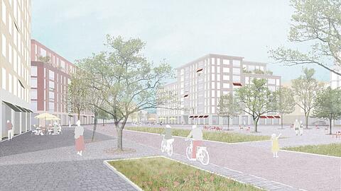 Bis zu 7.000 Wohnungen sollen im zweiten Bauabschnitt entstehen, den der Stadtrat gestern einen großen Schritt vorangebracht hat. Insgesamt soll das neue Stadtviertel Freiham Nord möglichst autoarm und umso radl- und fußgängerfreundlicher gestaltet werden.