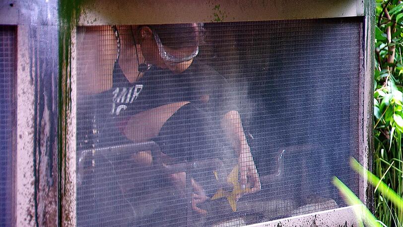 F&uuml;r Samira Yavuz geht es in kleine Boxen mit vielen Tieren.