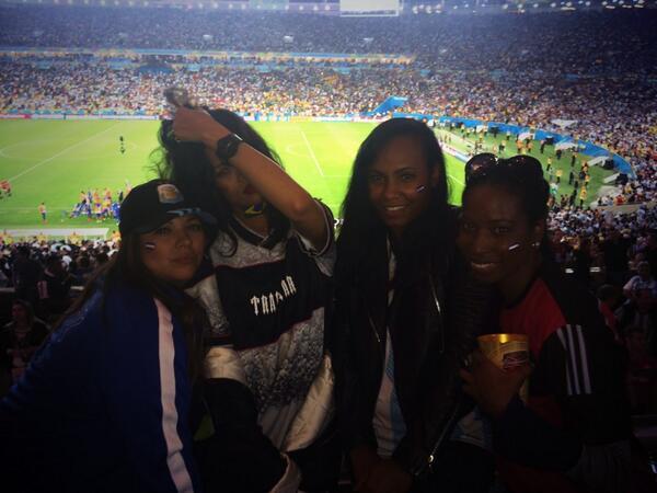 "Hello from FIFA Brazil"
