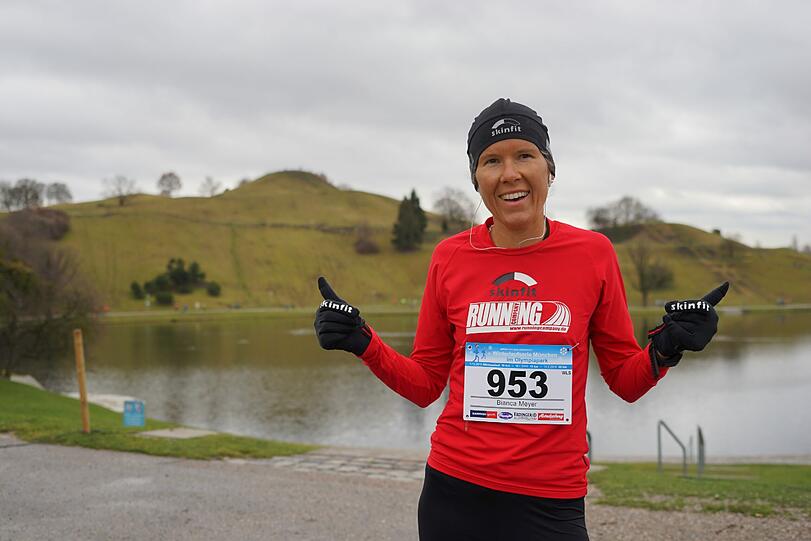 Noch einmal einen Winterlauf mit rund 1000 Teilnehmern gab es am Samstag im Olympiapark. Hier die besten Bilder.
