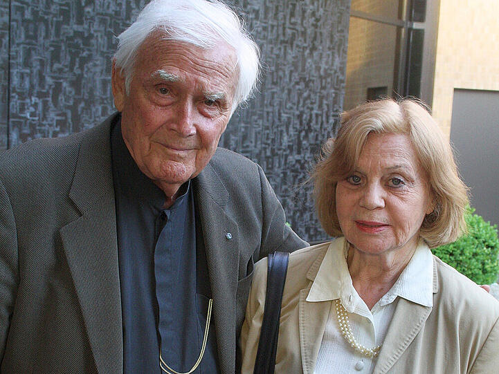 Joachim Fuchsberger mit seiner Frau Gundula