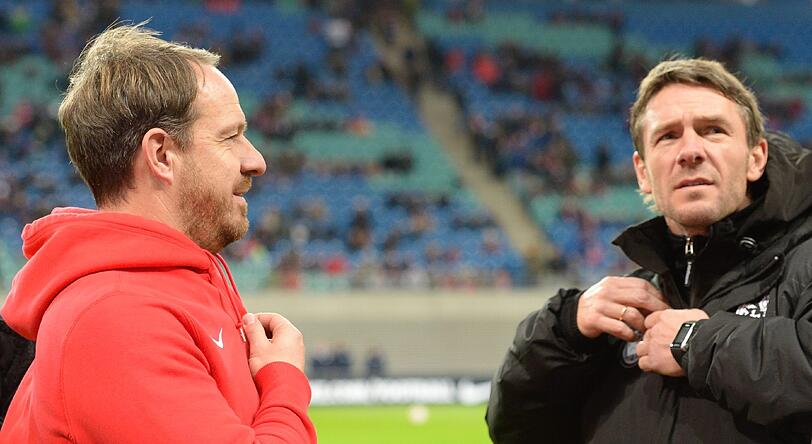 Versöhnlicher Ausklang in Leipzig: Beim 1:1 überzeugen die Löwen kämpferisch - für einen Sieg reicht es dennoch nicht. Auch Trainerkollege Alexander Zorniger wurde mittlerweile entlassen.