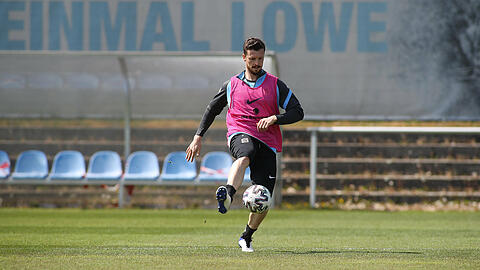 Quirin Moll ist wieder in das Mannschaftstraining des TSV 1860 eingestiegen.