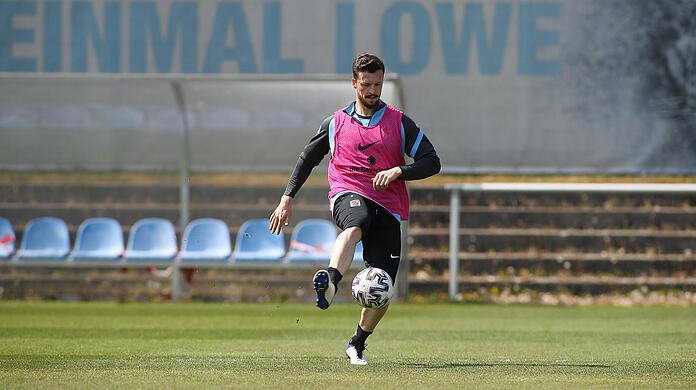 Quirin Moll ist wieder in das Mannschaftstraining des TSV 1860 eingestiegen.