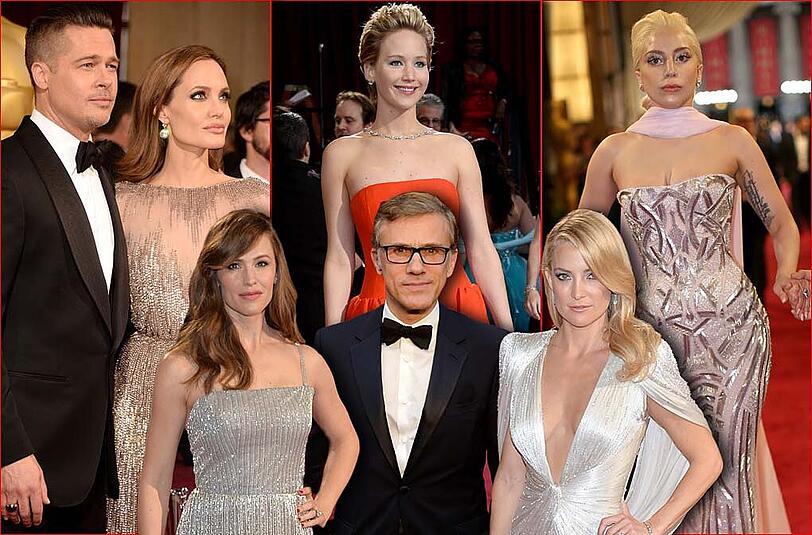 Die schönsten Fotos vom Roten Teppich bei den Oscars zum Durchklicken.