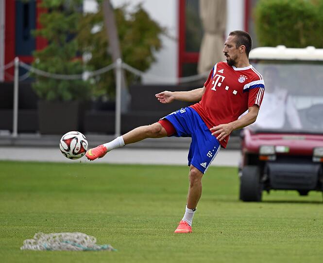 Bilder vom Bayern-Training!