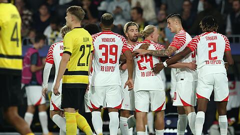RB Leipzig besiegt zum Auftakt der Champions League Young Boys Bern mit 3:1.