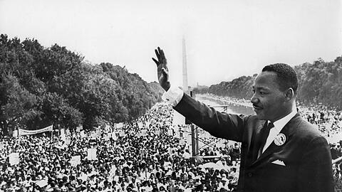 Mit seiner Rede "I have a dream" ging Martin Luther King in die Geschichte ein. (Archivbild)
