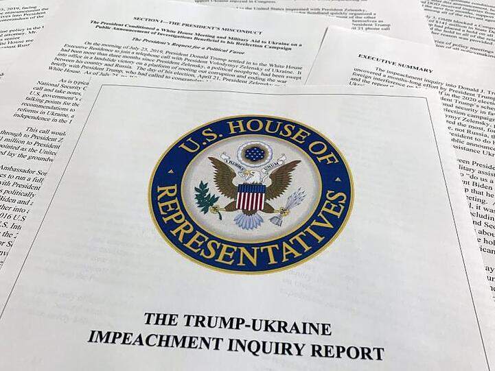 Bericht der US-Demokraten im Amtsenthebungsverfahren gegen US-Präsident Trump.