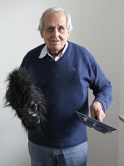 ... es ist tatsächlich: Der Kabarettist Dieter Hildebrandt (85)