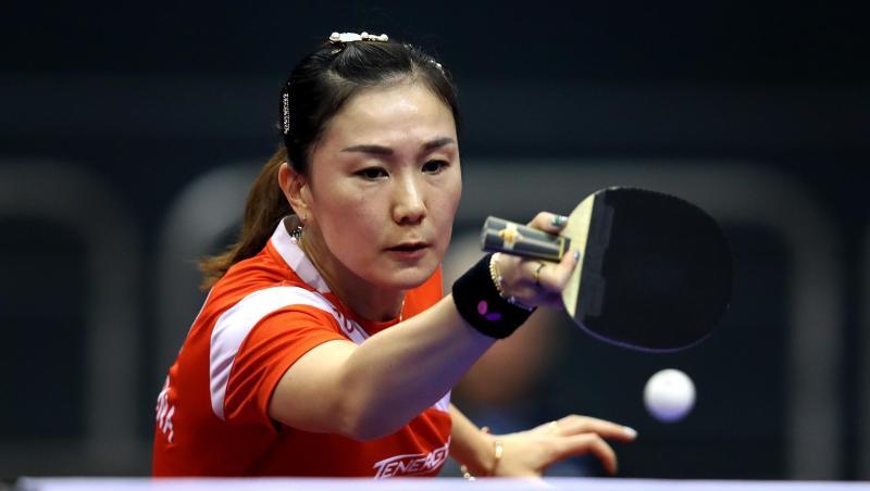 Die Deutsche Shan Xiaona spielt den Ball. Foto: Ronny Hartmann/Archivbild Die Deutsche Shan Xiaona spielt den Ball. Foto: Ronny Hartmann/Archivbild