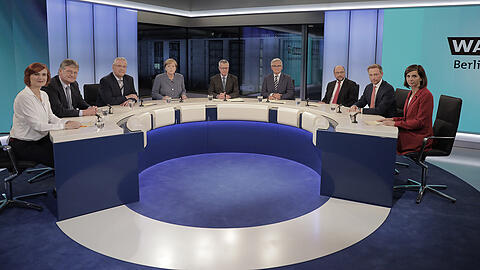 Wie geht es nach der Wahl weiter? Auch die "Elefantenrunde" liefert auf diese Frage keine klare Antwort.