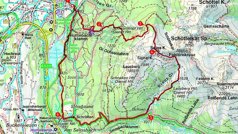 Die Tour am Seinskopf Die Tour am Seinskopf
