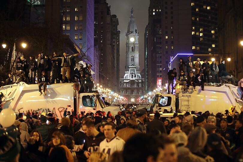 Momente für die Ewigkeit: Die Philadelphia Eagles gewinnen zum ersten Mal den Super Bowl.