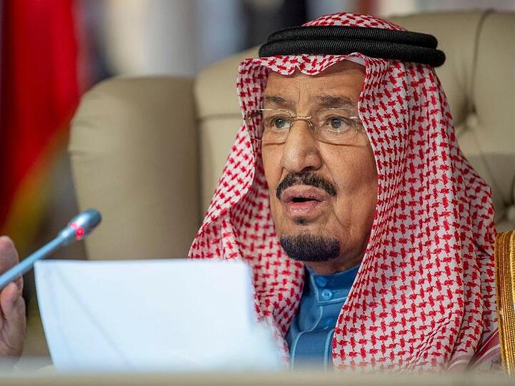 Der saudische König Salman bin Abdulaziz Al Saud Ende März bei einem Gipfel der Arabischen Liga in Tunis.