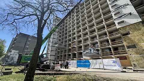 Bis Ende 2027 soll das Haus 12 in der Studentenstadt fertig sein.