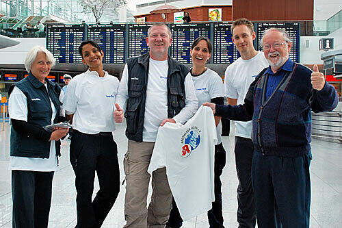 Hans Musswessels (m) und sein Team