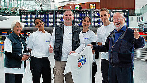 Hans Musswessels (m) und sein Team