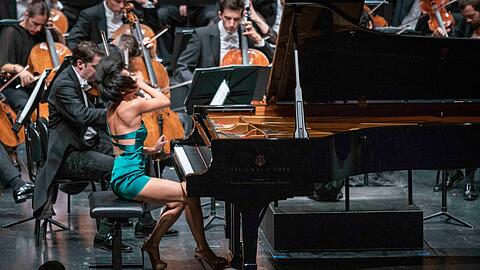 Das geht nicht besser: Yuja Wang und die Berliner Philharmoniker spielen Prokofjew.