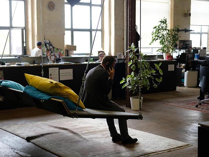 Start-Up-Zentrum SpinLab in Leipzig: Nach einem Rekordjahr bedroht die Corona-Krise laut einer Studie viele Start-ups in ihrer Existenz.