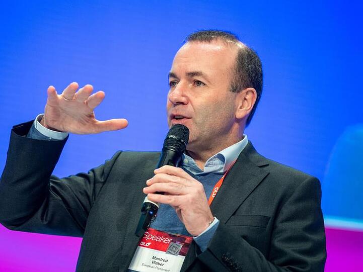 Manfred Weber, Spitzenkandidat der CDU und der Europäischen Volkspartei (EVP) für die Europawahl. Foto: Lino Mirgeler/Archiv