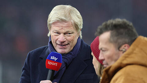 Oliver Kahn und  Lothar Matthäus haben sich am Sky-Mikrofon in die Wolle gekriegt. (Archivbild)