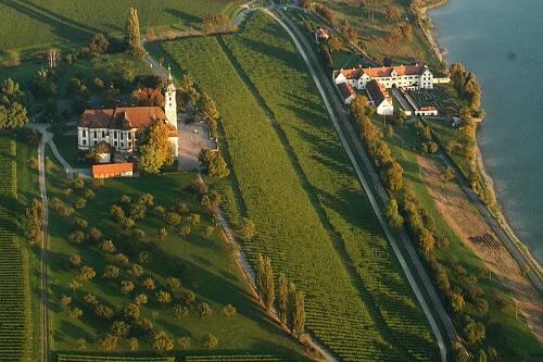 Neben der Klosterkirche von Birnau am Bodensee wurde die Leiche des Nürnberger Elite-Polizisten gefunden.