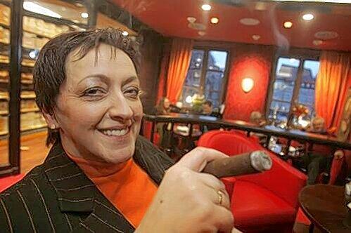 Bis Sonntag konnte sie noch lachen: Christine Klever in ihrer Lounge.