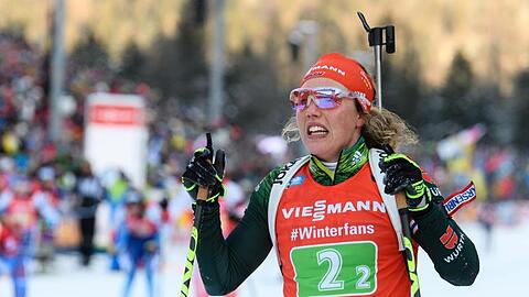 In ihrem ersten Massenstart-Rennen der Saison hofft Laura Dahlmeier auf eine weitere Leistungssteigerung.
