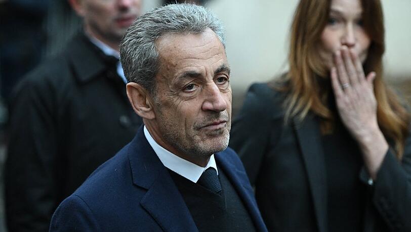 Nicolas Sarkozy am Tag seines Haftantritts.