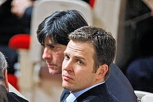 Gibt&rsquo;s nur im Duett: Jogi Löw (l.) und Oliver Bierhoff.