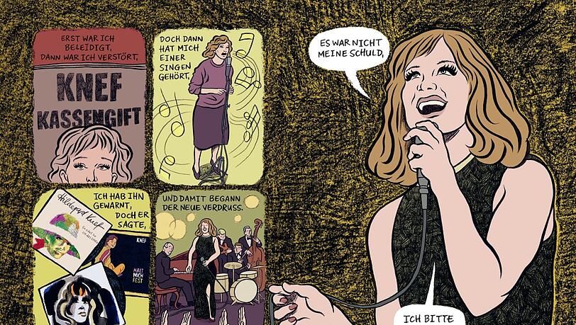 Das sieht auch Comicautor Moritz Stetter so: Die Knef war eine gro&szlig;artige S&auml;ngerin.