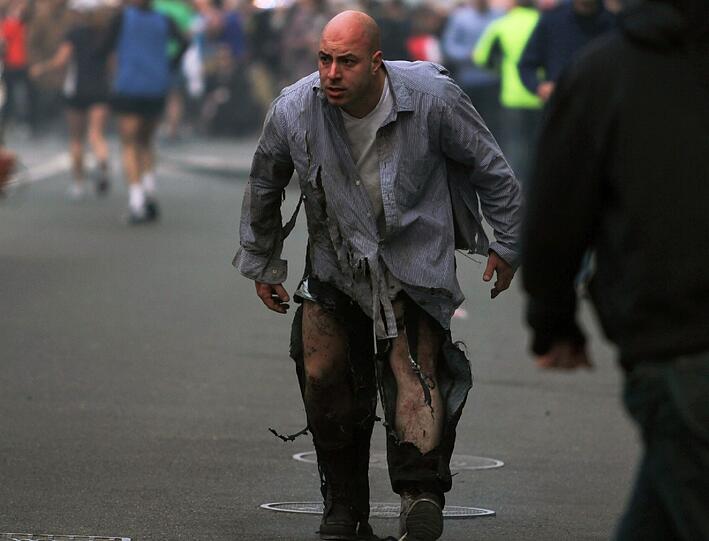 Drei Tote und mehr als 140 Verletzte - Bilder vom Bombenterror in Boston
