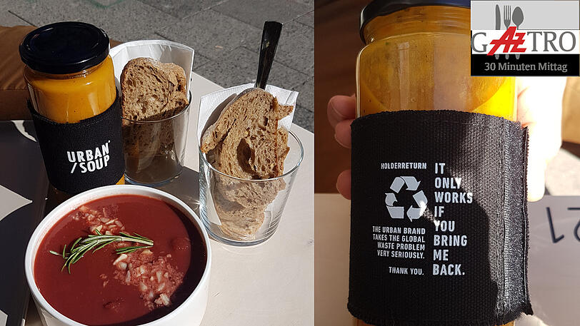 Kürbis oder lieber rote Rüben? Hier gibt&rsquo;s Suppe und Brot.