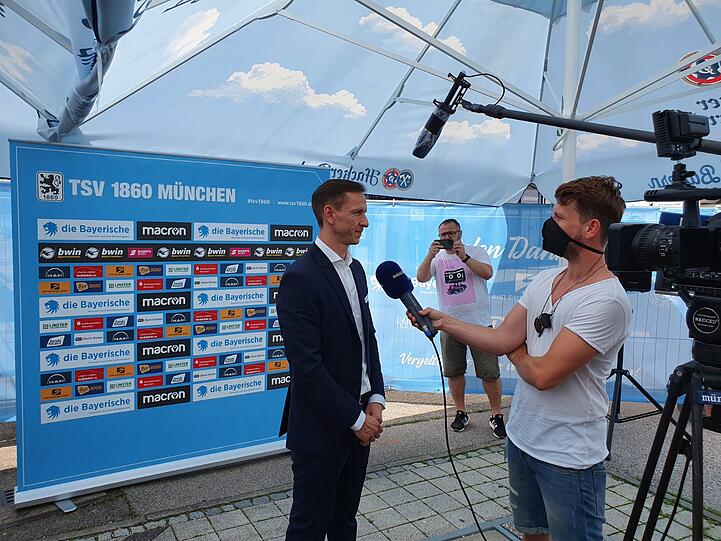 Die Vorstellung von Sechzigs neuem Finanz-Boss: Marc-Nicolai Pfeifer.