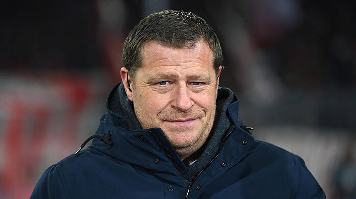 Musste beim letzten Spiel in Gladbach ein Strammer Max sein: Bayern-Sportvorstand Max Eberl.