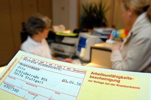 Krankmeldung für den Arbeitgeber