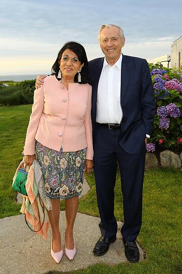 Regine und Erich Sixt bei Baumanns Promi-Krebsessen in Morsum auf Sylt