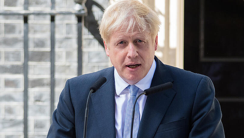 Boris Johnson hat sich zum Rückzug von Harry und Meghan geäußert.