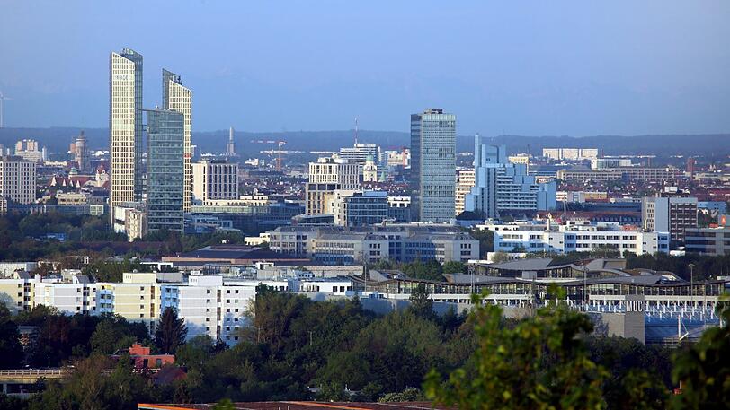 Der Norden der Stadt &ndash; Blick auf die Parkstadt Schwabing.