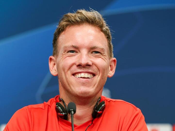 Gut gelaunt: Leipzig-Coach Julian Nagelsmann.