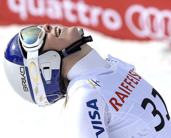 12. Februar 2015: Lindsey Vonn bei der Ski-WM in Beaver Creek/Colorado.