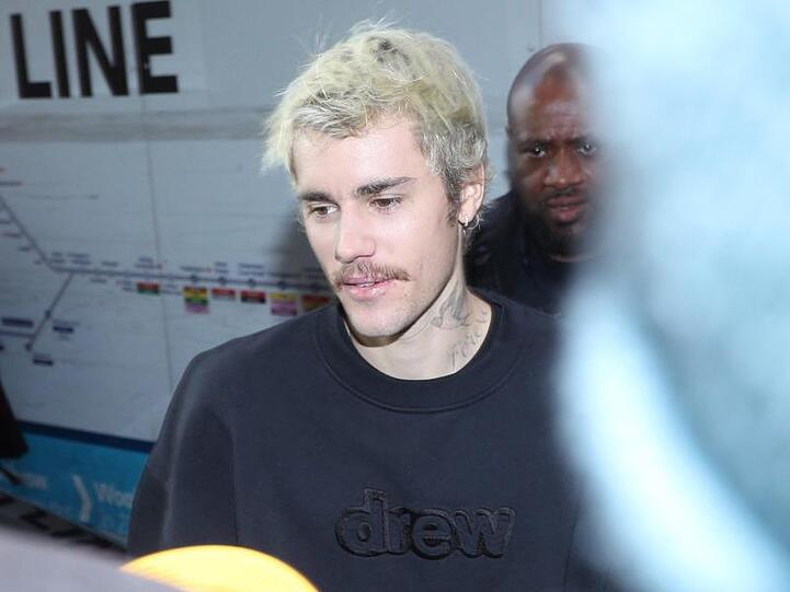 Sänger Justin Bieber im Tape-Nachtclub in London im Februar 2020.
