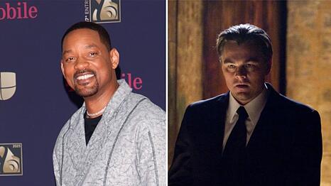 Beinahe wäre Will Smith (l.) anstelle von Leonardo DiCaprio in "Inception" in Träume eingedrungen.