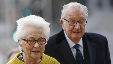 Der belgische Ex-König Albert und seine Ehefrau Paola im November 2015.
