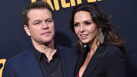 Ein Paar für die Ewigkeit: Matt Damon und Luciana Barroso.