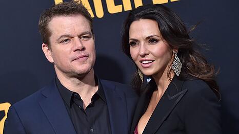 Ein Paar f&uuml;r die Ewigkeit: Matt Damon und Luciana Barroso.