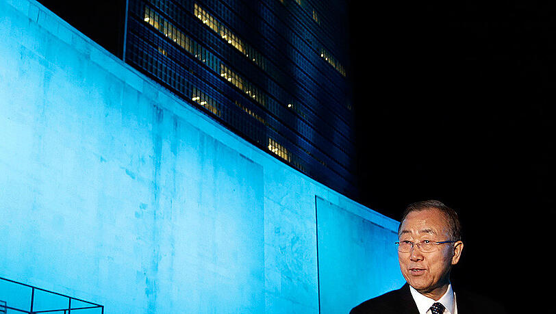 UN-Generalsektretär Ban Ki-Moon. UN-Generalsektretär Ban Ki-Moon.